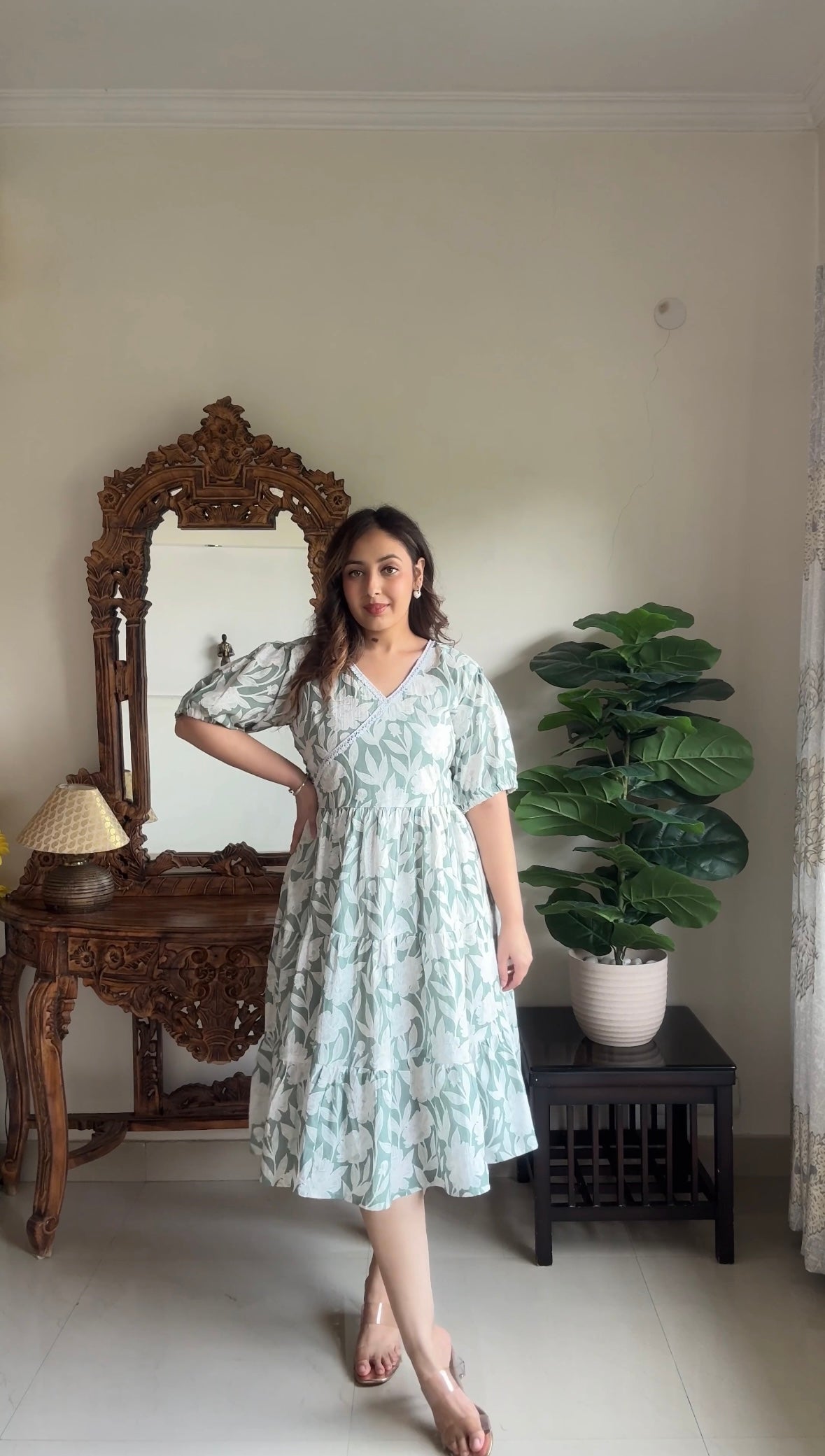 Sage Bloom Dress