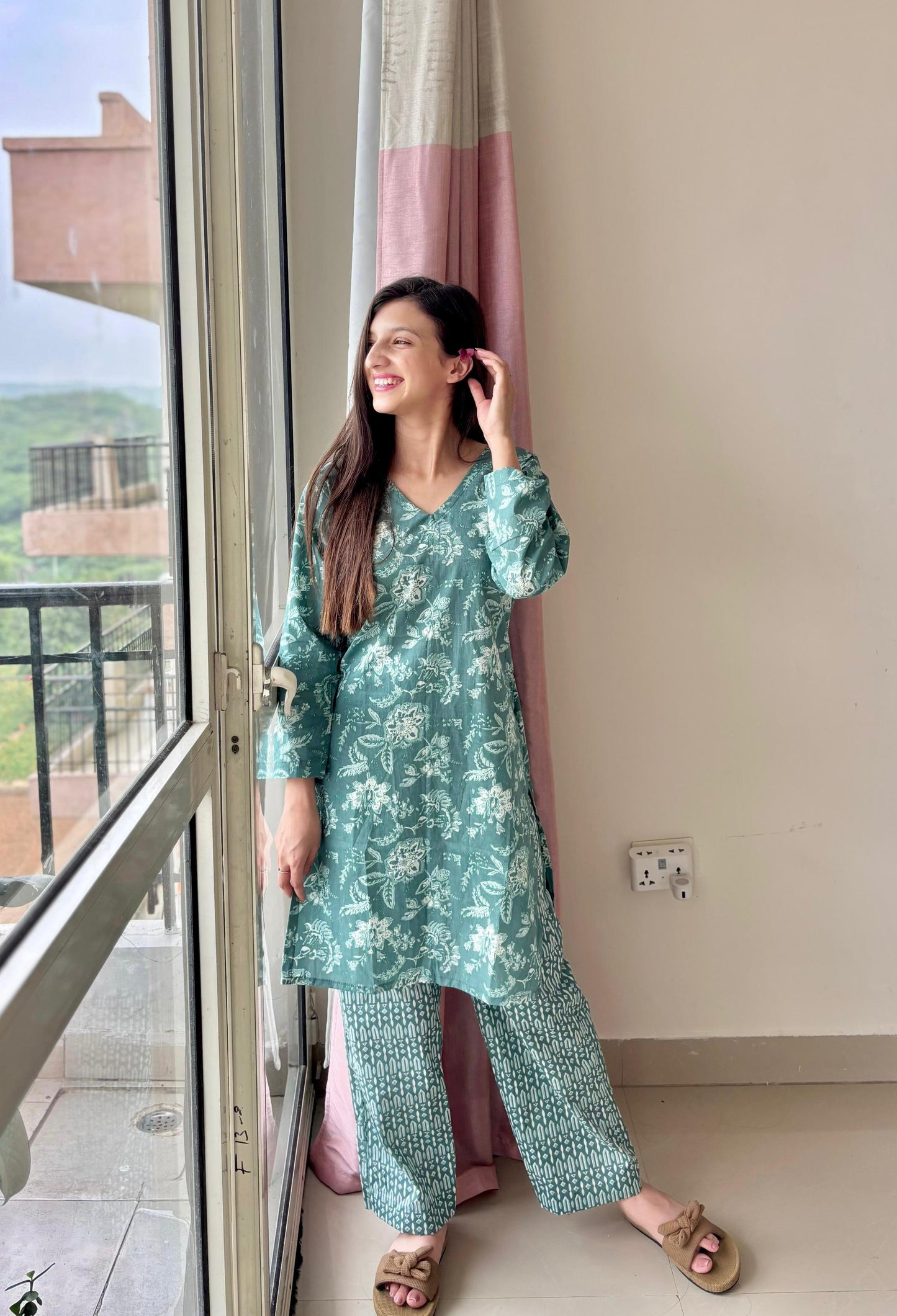 Misty Meadows Kurta Co-ord Set